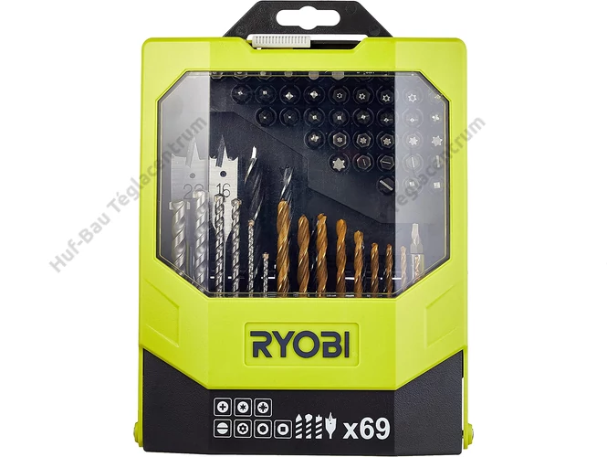 RYOBI RAK69MIX 69db-os fúró-csavarozó szett