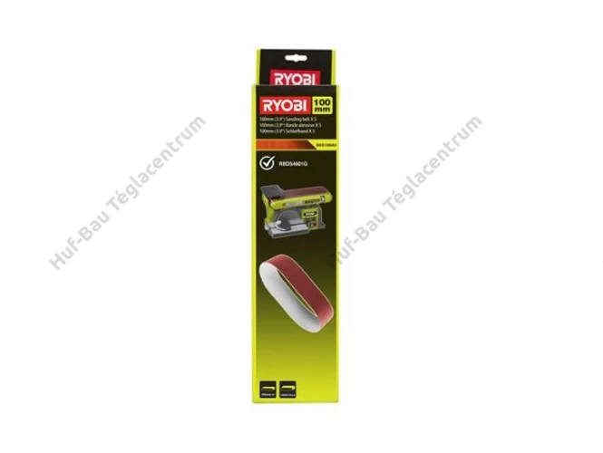 RYOBI BSS100A5 csiszolószalag, 5 db - 100 x 914 mm