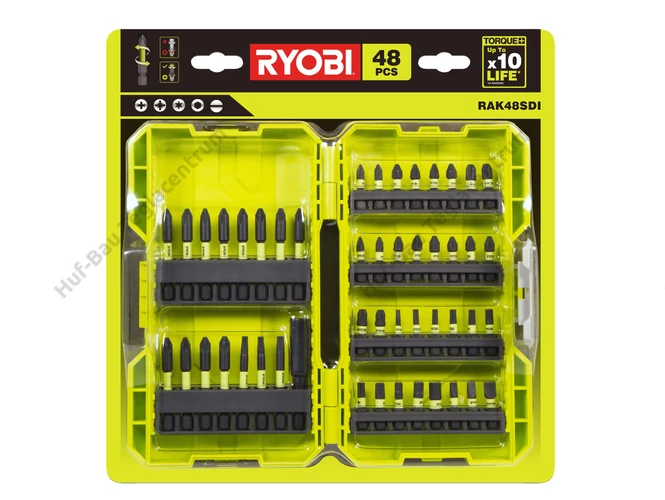 RYOBI RAK48SDI TORQUE+ 48db-os csavarhúzó bitkészlet