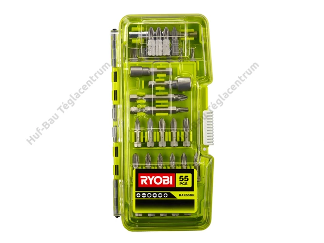RYOBI RAK55DK 55db-os csavarozó bit szett