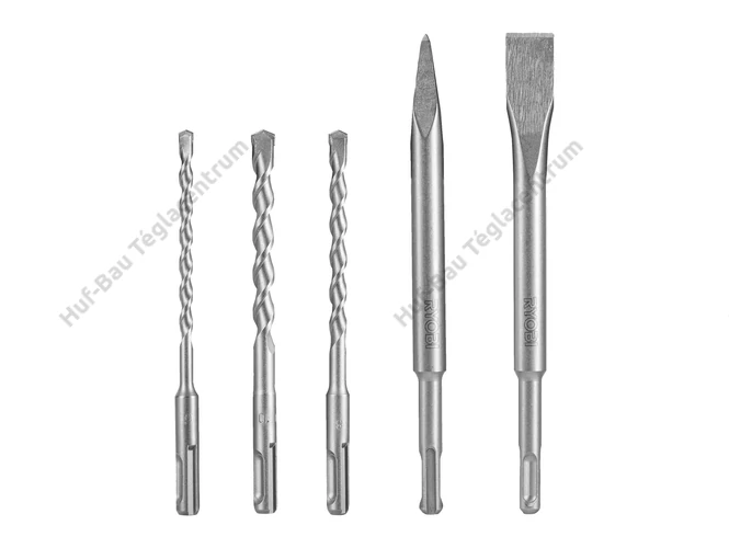 RYOBI RAKSP05 5db-os véső- és fúrókészlet