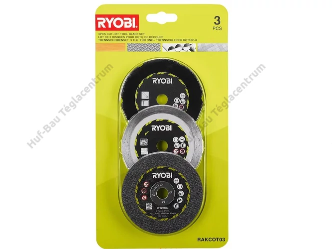 RYOBI RAKCOT03 vágókorong készlet RCT18C-hez - 3db