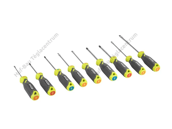 RYOBI RHSDS9PC 9 db-os csavarhúzó készlet, mágneses heggyel
