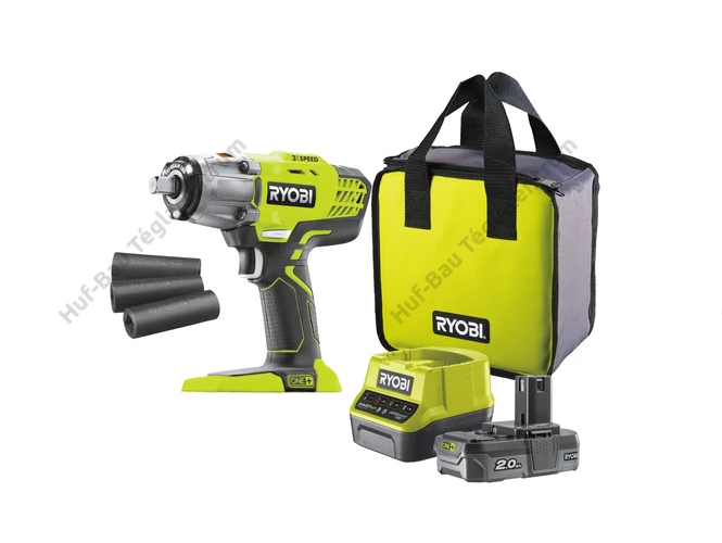 RYOBI R18IW3-120S 3 sebességes 1/2"-os dugókulcsos ütvecsavarozó - 18V OnePlus
