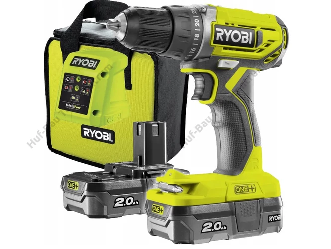 RYOBI R18DD2-220S kétsebességes fúrócsavarozó - 18V OnePlus