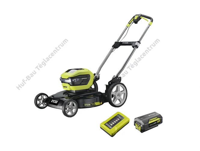 RYOBI RY36LMMX51A-140 szénkefe nélküli, mulcsozós fűnyíró - 36 V