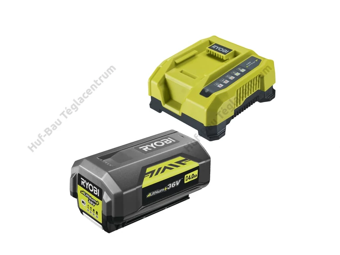 RYOBI RY36BC60A-140 gyorstöltő és 1 db 4.0 Ah-s MaxPower akkumulátor - 36 V