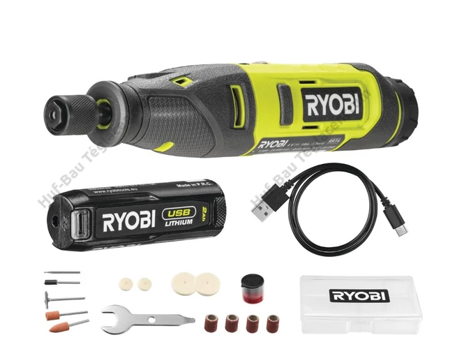 RYOBI RRT4-120GA15 nagyfordulatszámú multigép, 4V-os rendszer. Bruttó: PRICE]