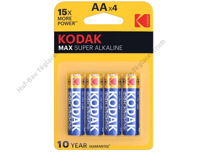 Kodak Max Alkáli Ceruza Elem AA (1,5V) B4