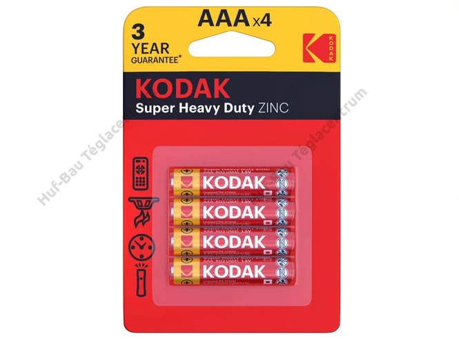 Kodak Extra Zinc Féltartós Mikro Elem AAA (1,5V) B4