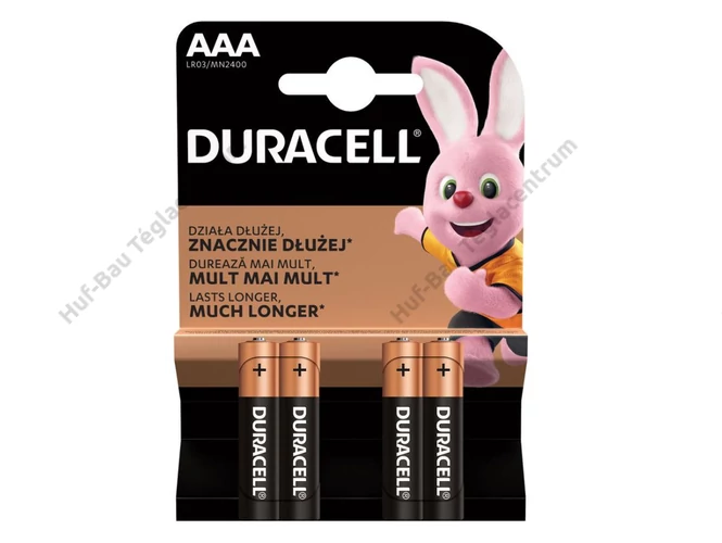 Duracell Basic Alkáli Mikro Elem AAA (MN2400) (1,5V) B4