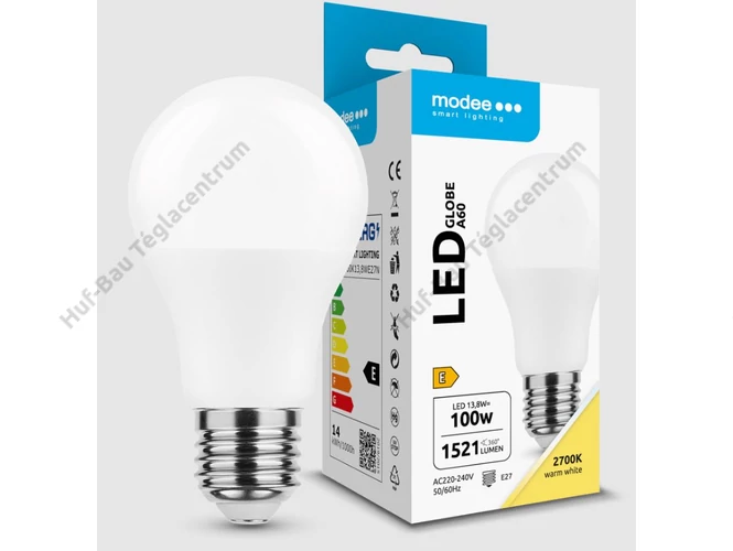 Modee Lighting LED Izzó Globe A60 13,8W E27 360° 2700K (1521 lumen) ERP