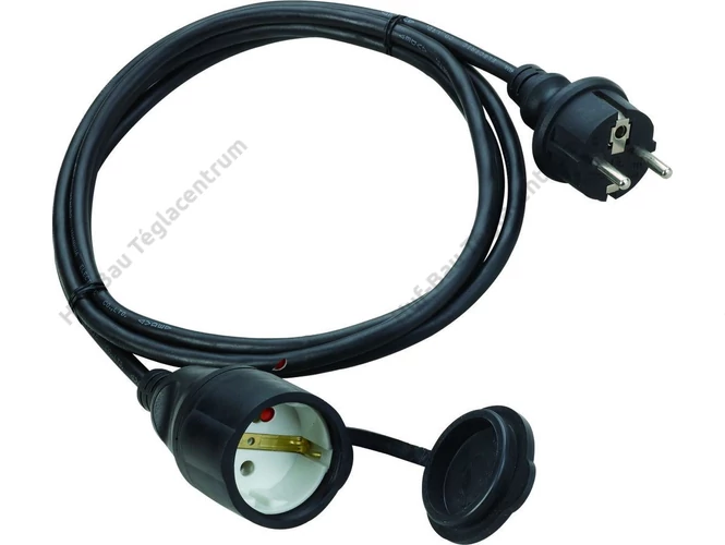 Technik Industrial Hosszabbító 1 utas 20m kábellel 3x1,5mm2 H07RN-F (IP44) 16A