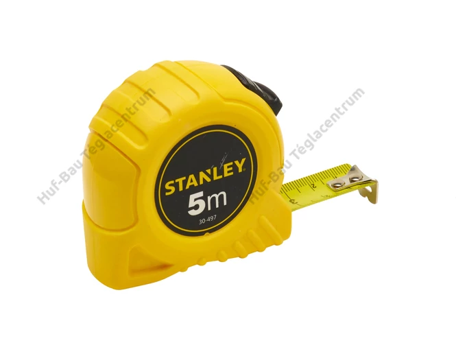 Stanley 0-30-497 mérőszalag, 5 m-es szalag hosszal, 19 mm szélességgel.