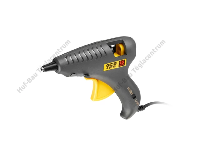 Stanley 6-GR15 mini ragasztópisztoly, 15 W-os, 7 mm-es patronokhoz.