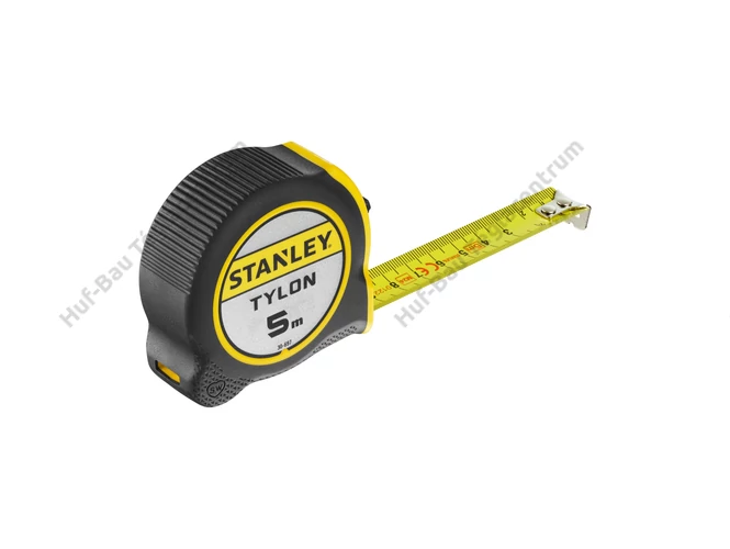 Stanley Tylon mérőszalag 5 m-es, 19 mm-es szalagszélességgel. 