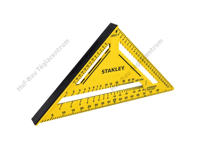 Stanley Dual Colour " speed square" derékszögű háromszög, 300 mm-es méretben.