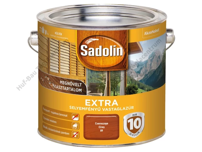 AKZO Sadolin Extra vastaglazúr cseresznye - 2.5L