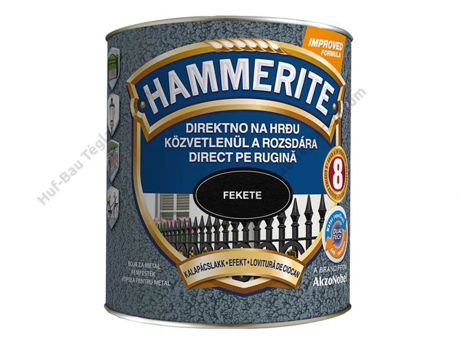 AKZO Hammerite Kalapácslakk fekete - 2.5 L
