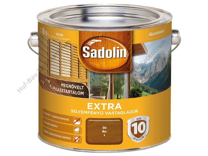 AKZO Sadolin Extra vastaglazúr dió - 2.5L