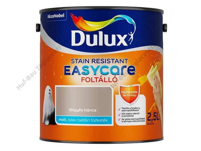 AKZO Dulux EasyCare foltálló falfesték tölgyfa háncs - 2.5 L
