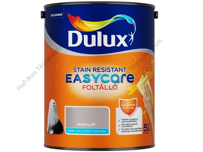 AKZO Dulux EasyCare foltálló falfesték kemény dió - 5 L