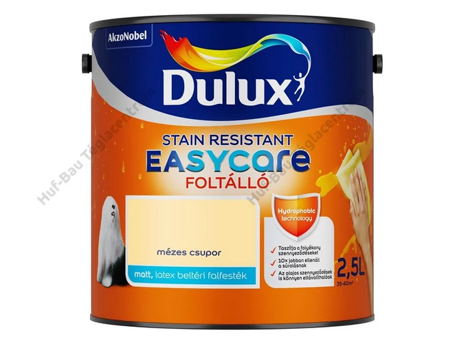 AKZO Dulux EasyCare foltálló falfesték mézes csupor - 2.5 L
