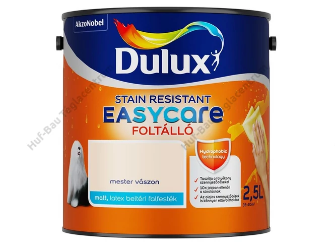AKZO Dulux EasyCare foltálló falfesték mester vászon - 2.5 L