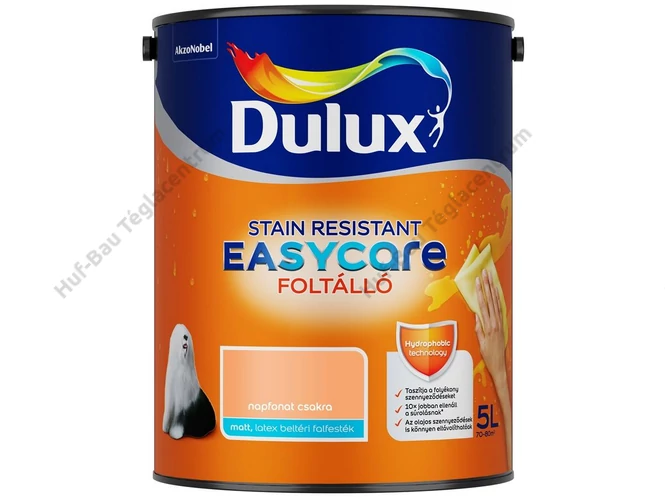 AKZO Dulux EasyCare foltálló falfesték napfonat csakra - 5 L