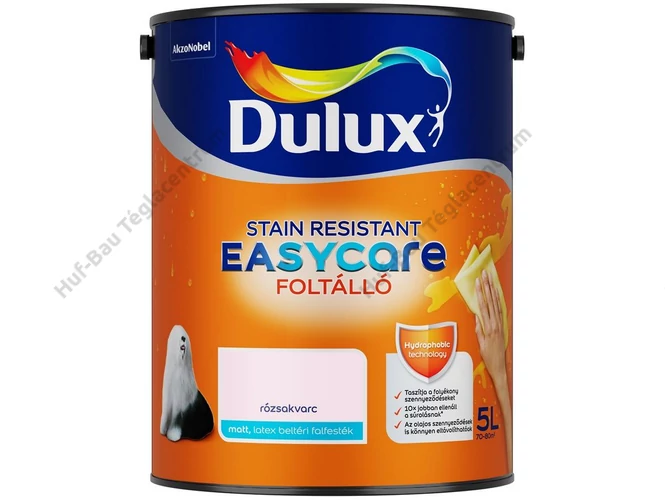 AKZO Dulux EasyCare foltálló falfesték rózsakvarc - 5 L
