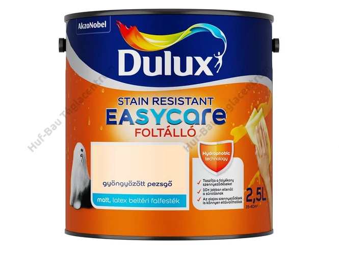 AKZO Dulux EasyCare foltálló falfesték gyöngyöző pezsgő - 2.5 L
