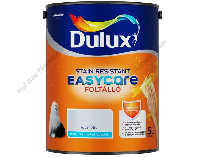 AKZO Dulux EasyCare foltálló falfesték ezüst vért - 5 L