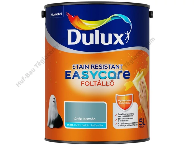 AKZO Dulux EasyCare foltálló falfesték türkiz talizmán - 5 L
