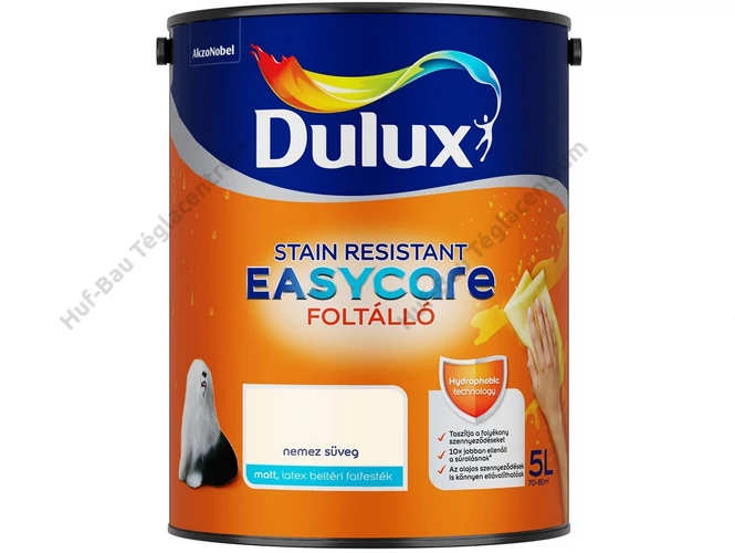 AKZO Dulux EasyCare foltálló falfesték nemez süveg - 5 L