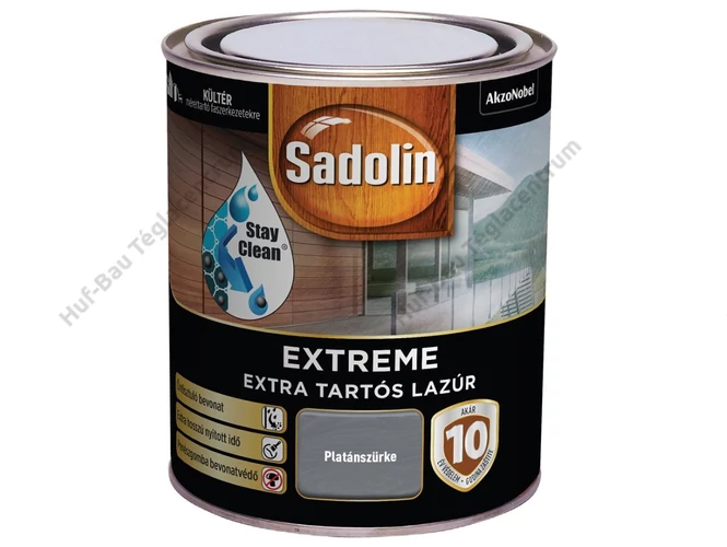 AKZO Sadolin Extreme selyemfényű lazúr platánszürke - 0.7 L