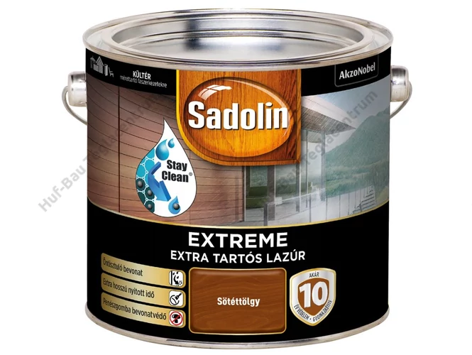 AKZO Sadolin Extreme selyemfényű lazúr sötéttölgy - 2.5 L