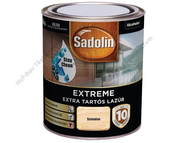AKZO Sadolin Extreme selyemfényű lazúr színtelen - 0.7 L