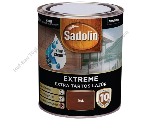AKZO Sadolin Extreme selyemfényű lazúr teak - 0.7 L
