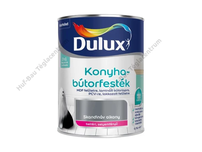 AKZO Dulux Simply Refresh konyhabútor festék skandináv alkony színű, 0.75 L-es kiszerelésben.