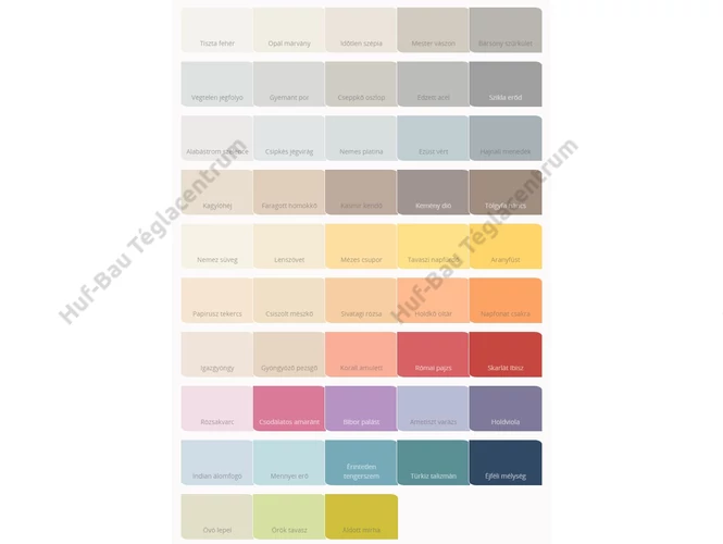 Dulux Falfestek Szinskala 2019