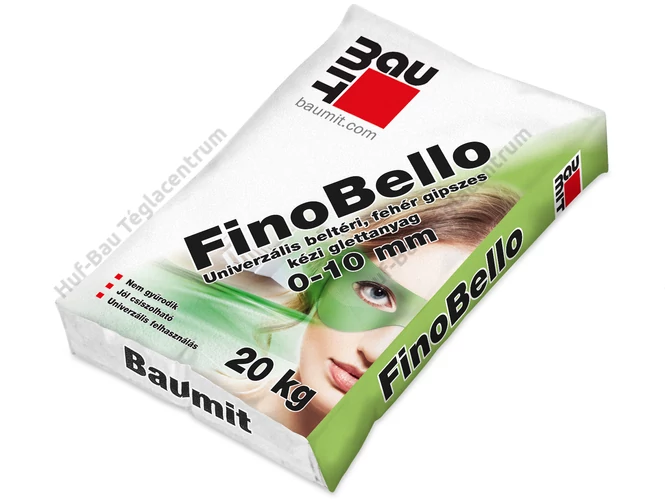 Baumit FinoBello beltéri glett, 0-10mm - 20kg