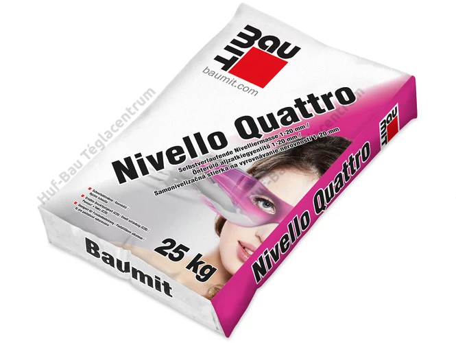 Baumit Nivello Quattro önterülő aljzatkiegyenlítő, 1-20mm 25kg