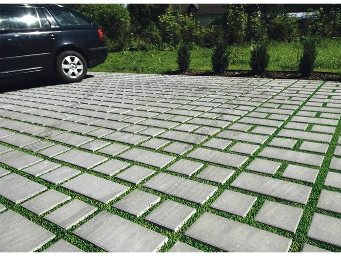 SEMMELROCK Ecogreen térkő 20 x 20 x 8 cm - szürke