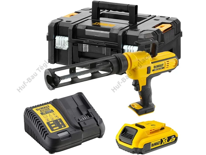 DEWALT DCE560D1-QW akkumulátoros kinyomó pisztoly