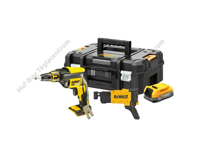 DEWALT DCF620E1K-XJ akkumulátoros gipszkarton csavarozó