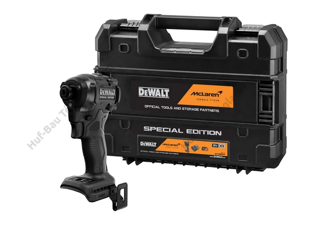 DEWALT DCF86MNT-XJ McLaren Design ütvecsavarozó akku és töltő nélkül, TSTAK kofferben