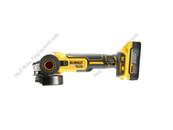 DEWALT DCG405H2T-QW Powerstack akkumulátoros lapos sarokcsiszoló