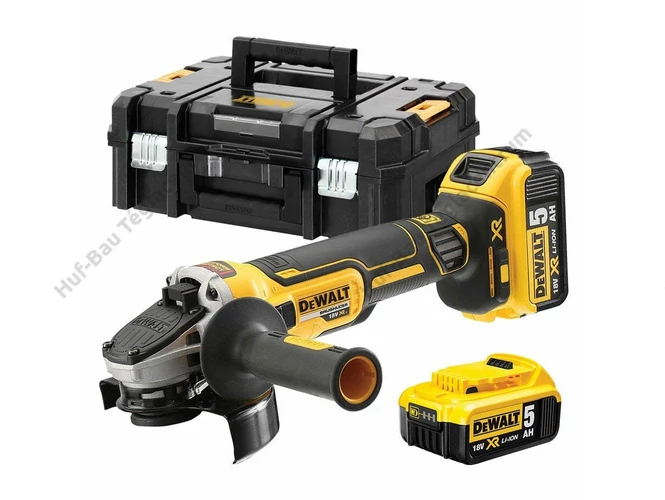 DEWALT DCG405P2-QW akkumulátoros lapos sarokcsiszoló