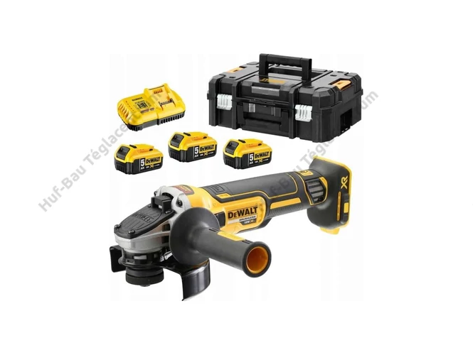 DEWALT DCG405P3-QW akkumulátoros lapos sarokcsiszoló