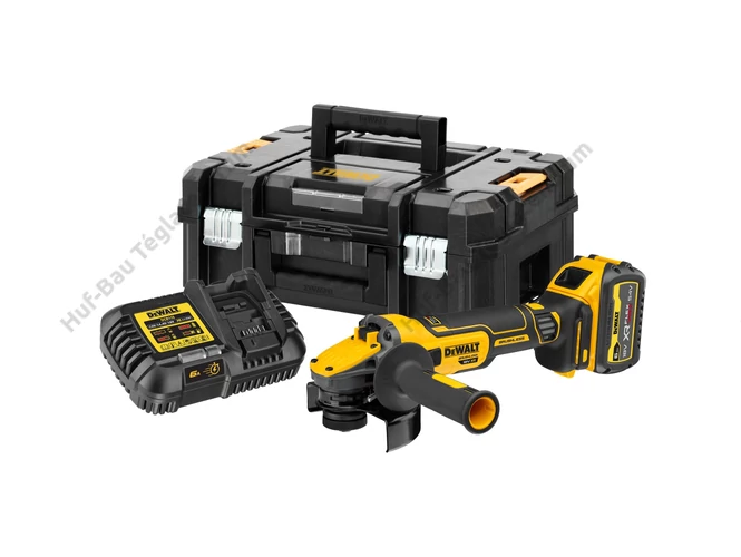 DEWALT DCG409T1-QW akkumulátoros sarokcsiszoló